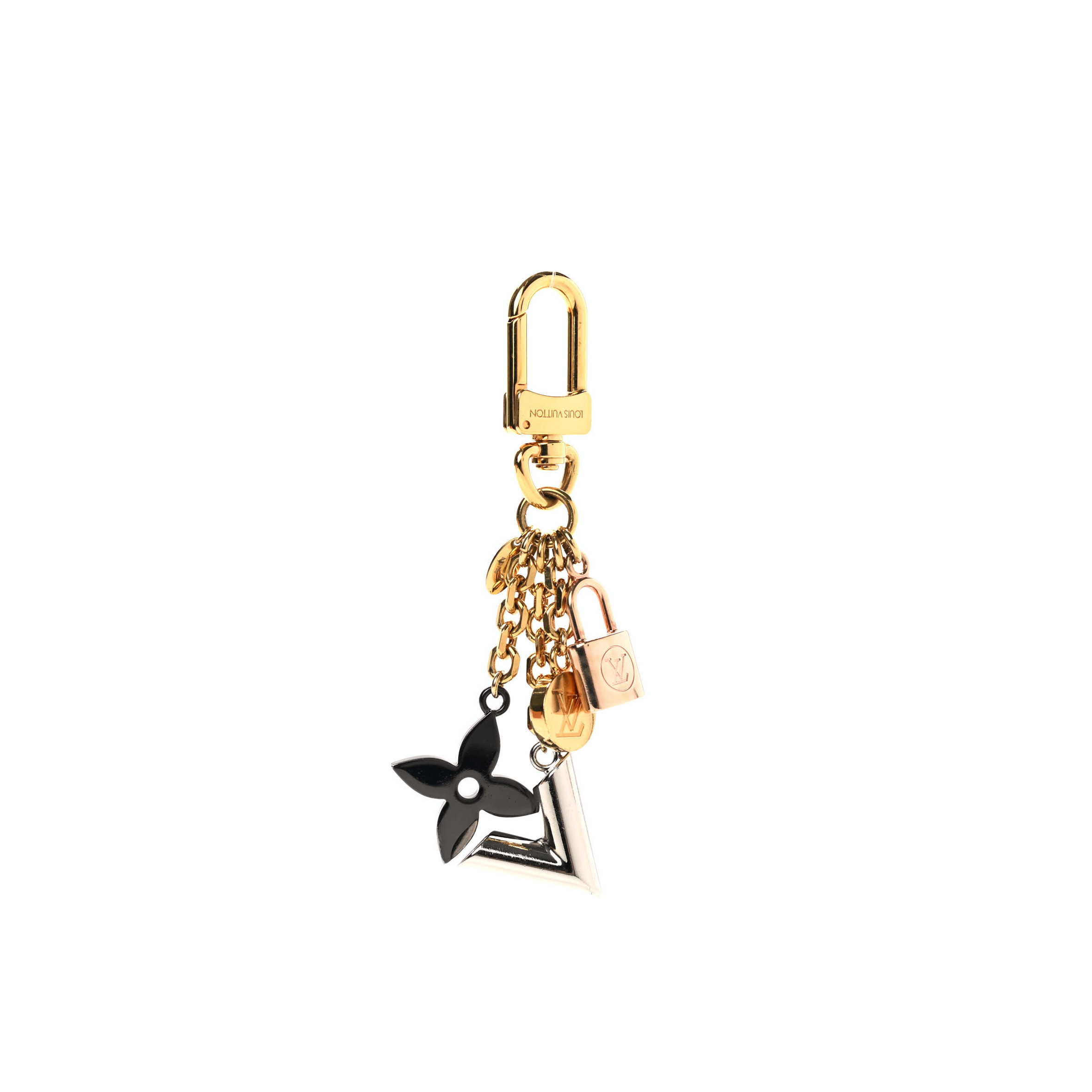 l**is V*t*n bag charm kaleido v gold m67377